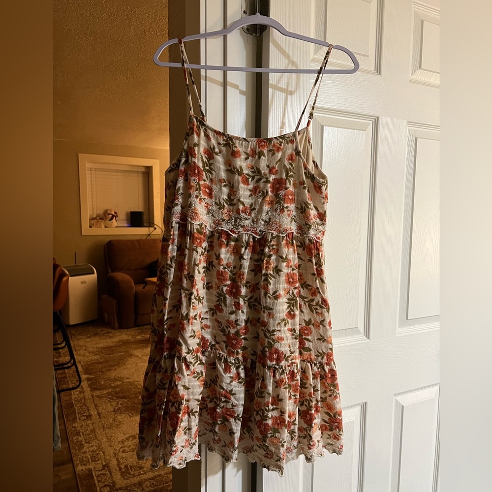 American Eagle Embroidered Mini Dress Size M